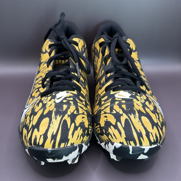 NIKE™️ 'VAPOR FASTFLEX' Size 5Y Yellow/Black Baseball Cleats - Picture 3 of 11